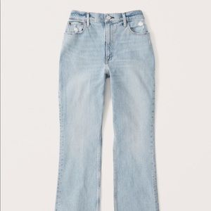 Abercrombie Curve Love Ultra High Rise Flare Jean